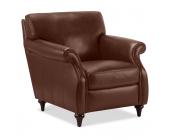 AMORE DI CASA Sessel Watson Leder Hellbraun