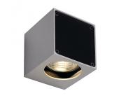 SLV ALTRA DICE Wandleuchte, WL-1, silbergrau/schwarz, GU10, max. 35W