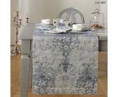 Curt Bauer Tischdecke Serenade (3915) Tischd. rund 140cm schattenblau