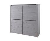 Schrank, grau