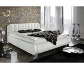 DeLife Polsterbett Moony 180 x 200 cm Bett Weiss abgesteppt
