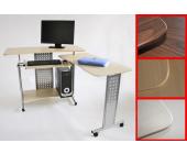 Computertisch M9269, Schreibtisch, Tisch, 85x190x50cm ~ dunkelbraun
