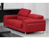 LINEA SOFA 2-Sitzer-Sofa Stoff Milady - Rot