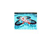 infactory Schwimmende Wasser-Bar mit vier Sesseln