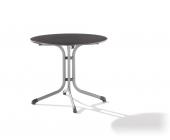Sieger Boulevardtisch Puroplan Ø85cm graphit/anthr.