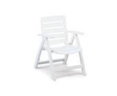 Kettler Rimini Gartenstuhl klappbar nieder weiss 01394-000