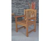 Teak Armlehnstuhl - Massivholz-Möbel Massivholz Teak modern