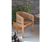Teak Armlehnstuhl - Massivholz-Möbel Massivholz Teak modern