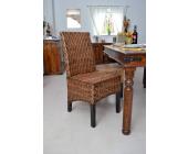 Rattanstuhl 'Cristian' - Massivholz-Möbel Rattan modern