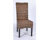 Rattanstuhl 'Kenya' - Massivholz-Möbel Rattan modern