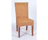 Rattanstuhl 'Sergio' - Massivholz-Möbel Rattan modern