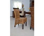 Rattanstuhl 'Coco' - Massivholz-Möbel Rattan modern