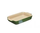 Le Creuset Steinzeug Auflaufform, mittelgrün, Le Creuset, 26 cm