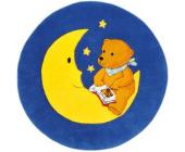 Kinderteppich Mondbär 130 cm rund