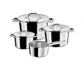 TEFAL Edelstahl-Kochtopf-Set, Tefal, »Volupty« (7tlg.)