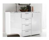 Sideboard, Breite 132 cm, weiß