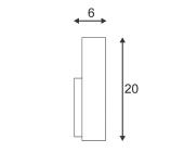 SLV SAIL Wandleuchte, WL 1, schwarz, 1x3W LED, warm weiss Artikel-Nr.: 151600