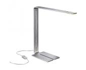 SLV LED Schreibtischleuchte CYGNIS 6W neutralweiß Aluminium Tischleuchte