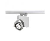SLV Stromschienen Leuchte DOMELED 6x3W LED kaltweiß 920lm 25° silbergrau