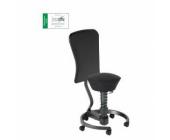 Swopper Work 3D-Aktiv Bürodrehstuhl, 50-120 kg, schwarz