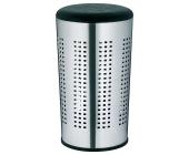 Keck & Lang Wäschebox »Andres«, silber/schwarz