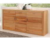 Sideboard, Breite 161 cm, Kernbuche, ohne Aufbauservice