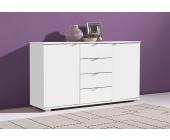 Sideboard, Breite 123 cm, weiß-weiß