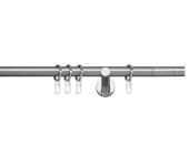 BLOME Gardinenstang, Blome, »Zerbst«, nach Maß ø 20 mm, edelstahl, 1 läufig