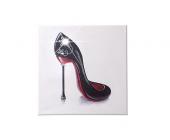 ARTland Wandbilder, Schuh schwarz