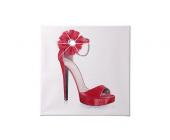 ARTland Wandbilder, Schuh rot