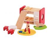 HAPE TOYS Kinderzimmer aus Holz fürs Puppenhaus, Hape (10tlg.), Puppenmöbe