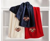 Morgenstern Frottierserie Pferdewappen Handtuch 50x100cm ecru