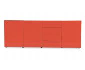 furnitive Sideboard Bianco Rot