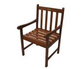Gartensessel Gartenstuhl Henley, Hartholz Akazie, 90x56x57cm