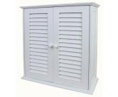 Schrank Hängeschrank Badschrank Badezimmerschrank, weiß, 55x52x22cm
