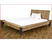 Rattanbett Doppelbett R05, natur ~ Variantenangebot