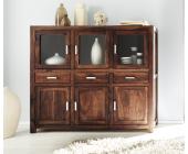 Highboard Vitrine S01, 90x40x108cm ~ Sheshame stone