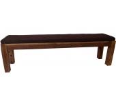 Sitzkissen braun 160cm - Massivholz-Möbel 100% Baumwolle
