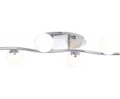 GLOBO Lighting DIABLO Deckenleuchte chrom, Kugeln opal, od. WL, Schalter Art.-Nr.: 56120-4