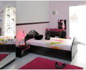 PARISOT meubles Kinderzimmer Jugendzimmer 6-tlg Madeleine 3 Schwarz