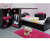 PARISOT meubles Kinderzimmer Jugendzimmer 5-tlg Madeleine 5 Schwarz