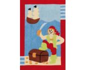 Kinderteppich Pirat 80 x 150 cm