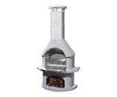 Buschbeck Gartengrillkamin Kreta II - Mit dekorativer Edelstahlblende