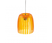 Koziol Pendelleuchte Josephine - Medium Size - Facettenschliff-Optik/Kunststoff - orange (transparent orange)