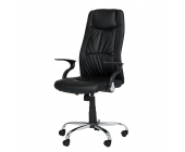 home24office Chefsessel Bill - Kunstlederbezug - schwarz