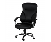 home24office Chefsessel Tom - Kunstlederbezug - schwarz