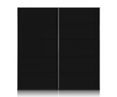 Arte M Schwebetürenschrank Inline - Schwarz (Breite 152cm)