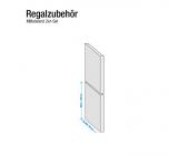 Arte M Mittelwand Carry (2er-Set) Regal-Zubehör (Esche dunkel)