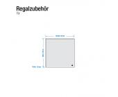 Arte M Tür Carry - 1 Fach - Regal-Zubehör (Esche dunkel)