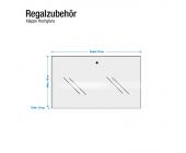 Arte M Klappe Carry Hochglanz - 1R-Fach/weiß - Regal-Zubehör (Weiß Hochglanz)